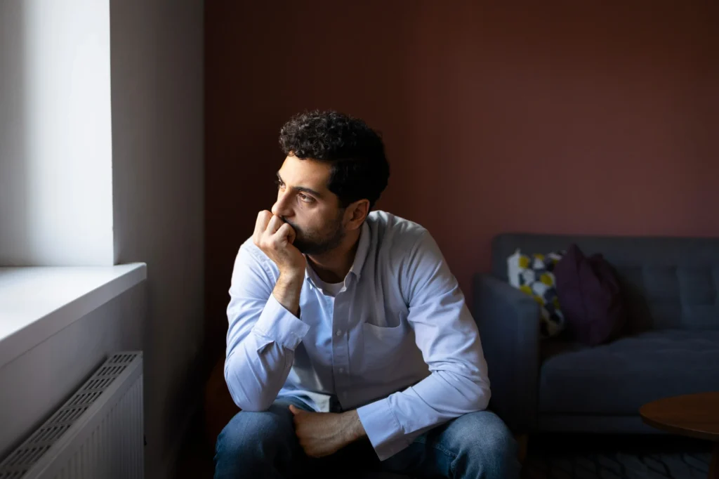 Depression Counseling in Gurgaon 19 anxious man indoors front view 1 scaled 1
