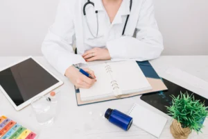 crop doctor working office
