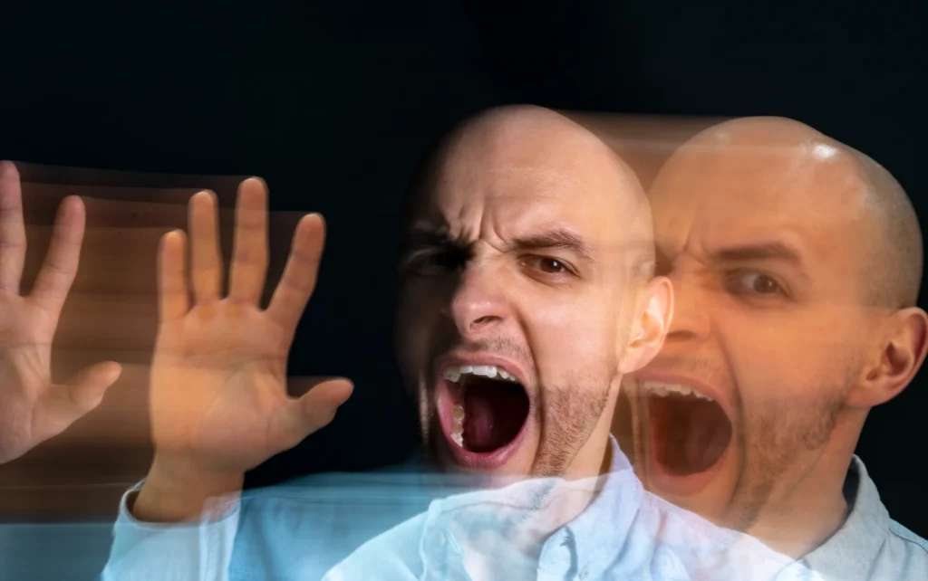 portrait man suffering from schizophrenia 1 scaled e1758966349769