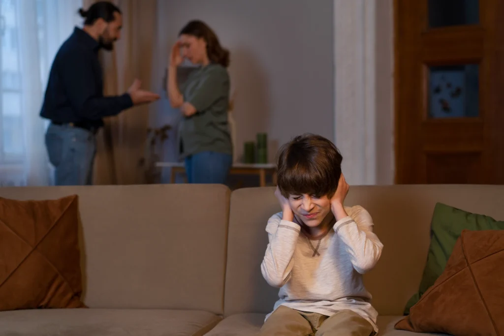Family Counselling in Gurgaon 20 young child suffering from abuse by parents fighting home