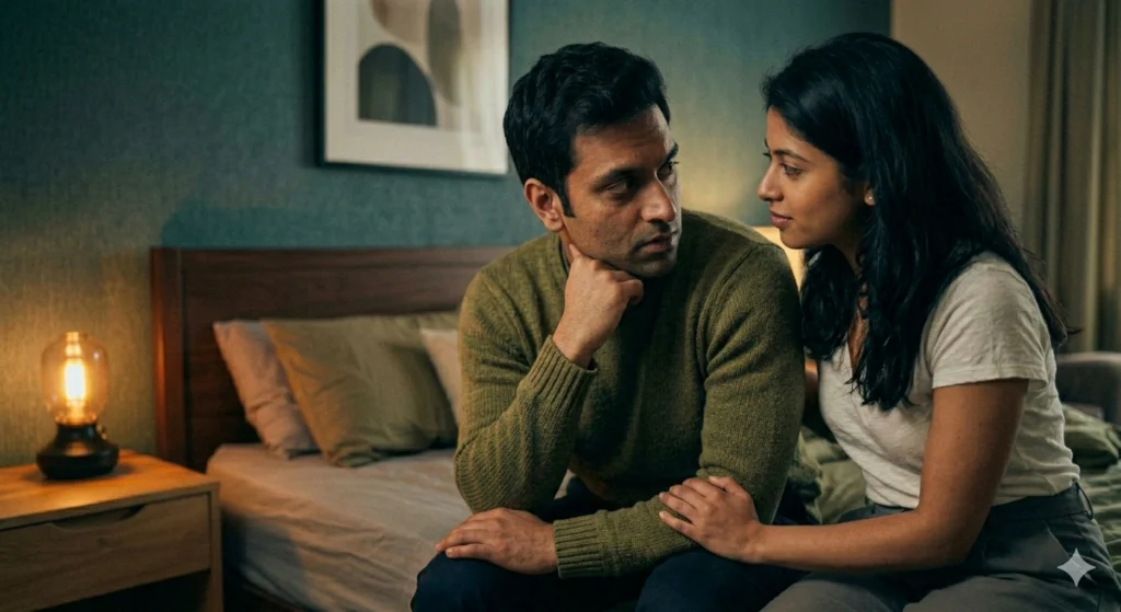 Reduced sexual confidence affecting emotional connection between couples