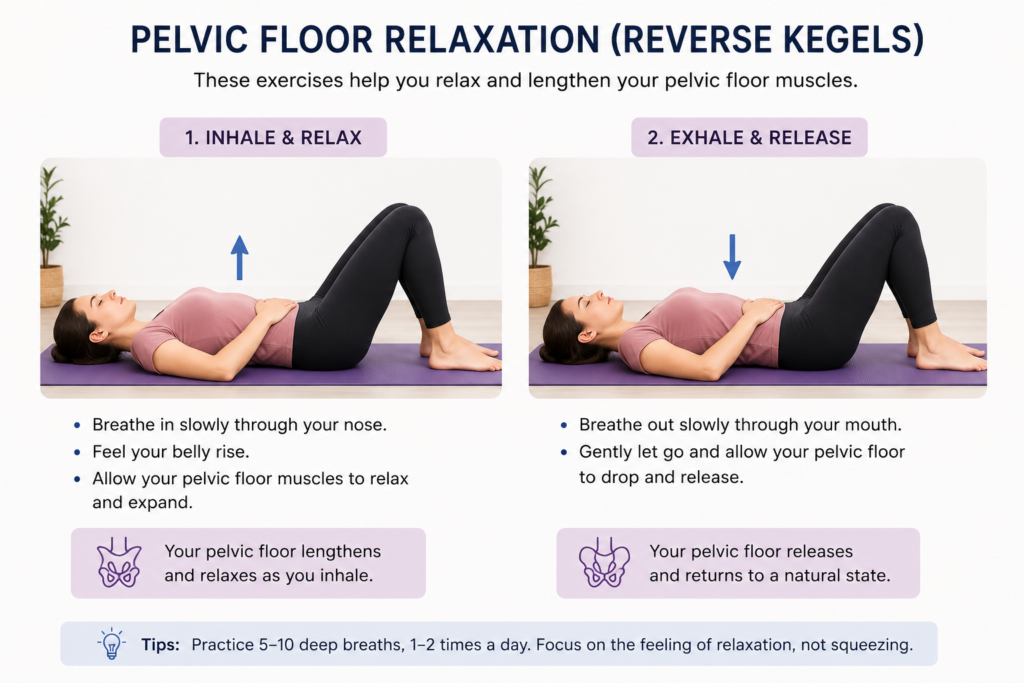 Pelvic Floor Relaxation (Reverse Kegels)