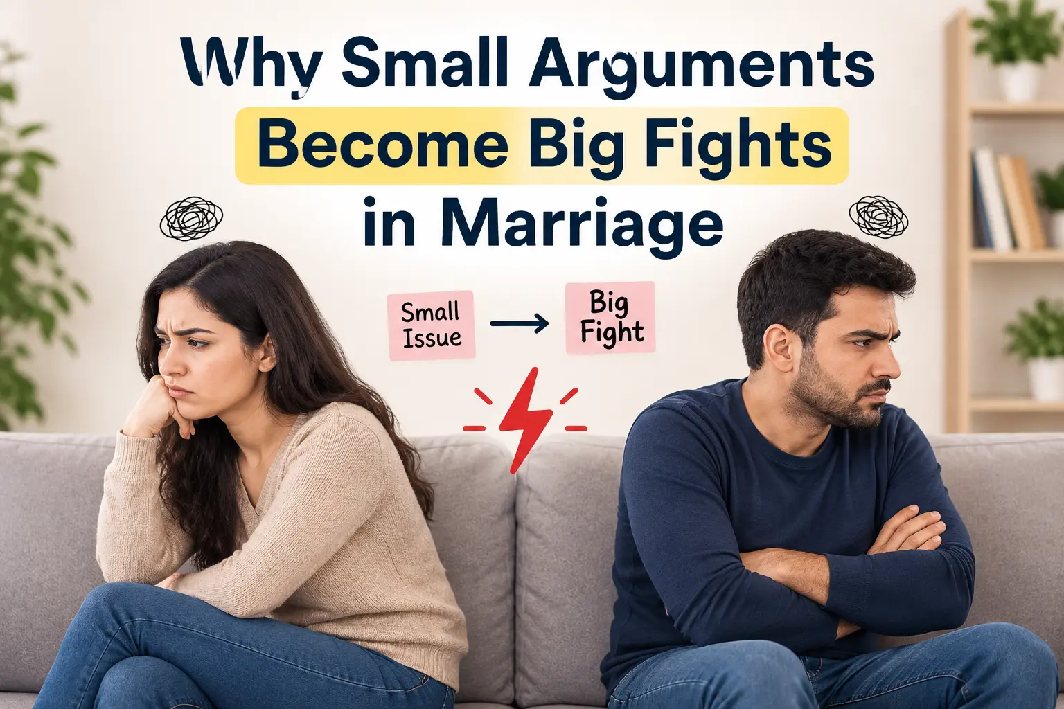Why Small Arguments Become Big Fights in Marriage