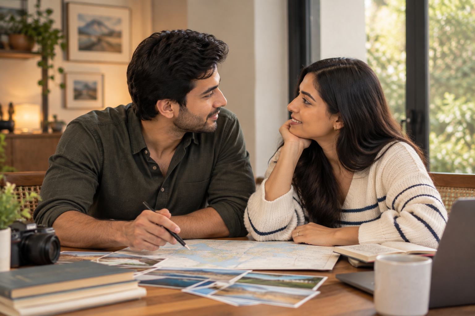 Couple having an honest conversation to rebuild emotional connection