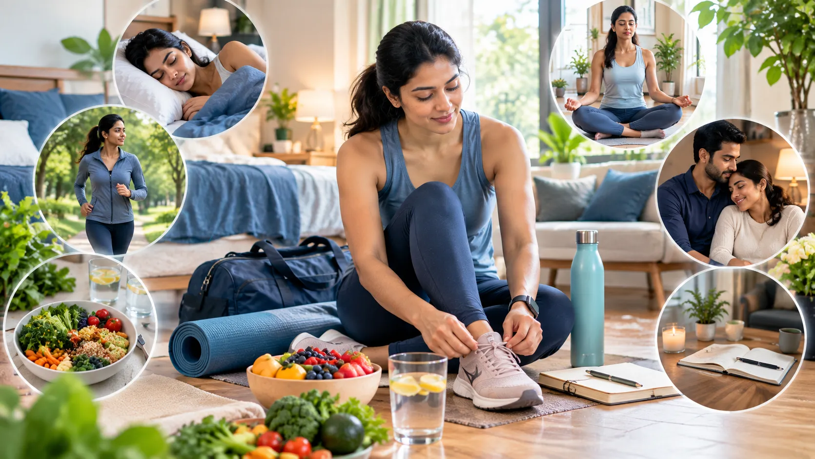 Healthy lifestyle habits that may support libido including sleep exercise nutrition and stress management